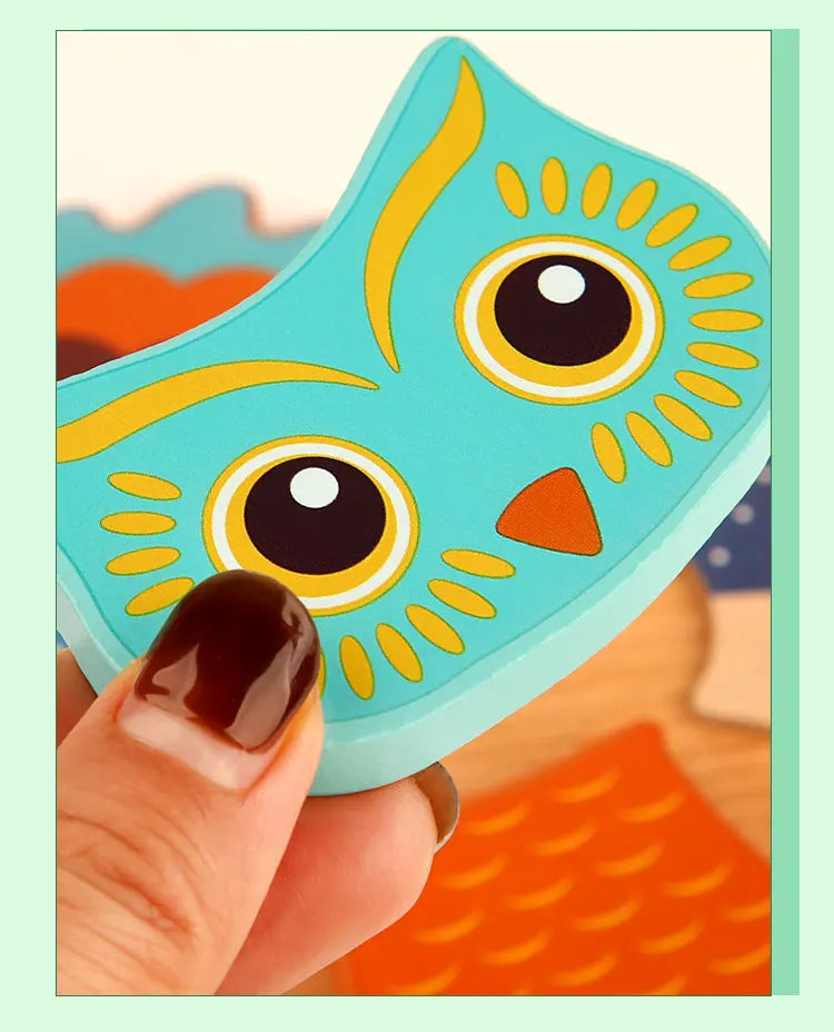 High Quality 3D Wooden Puzzle Baby Cartoon